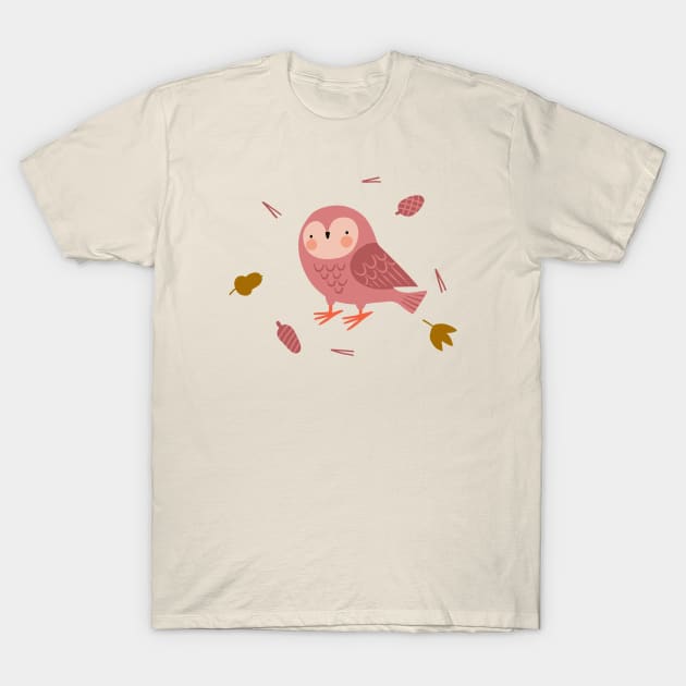 Baby owl T-Shirt by Rebelform